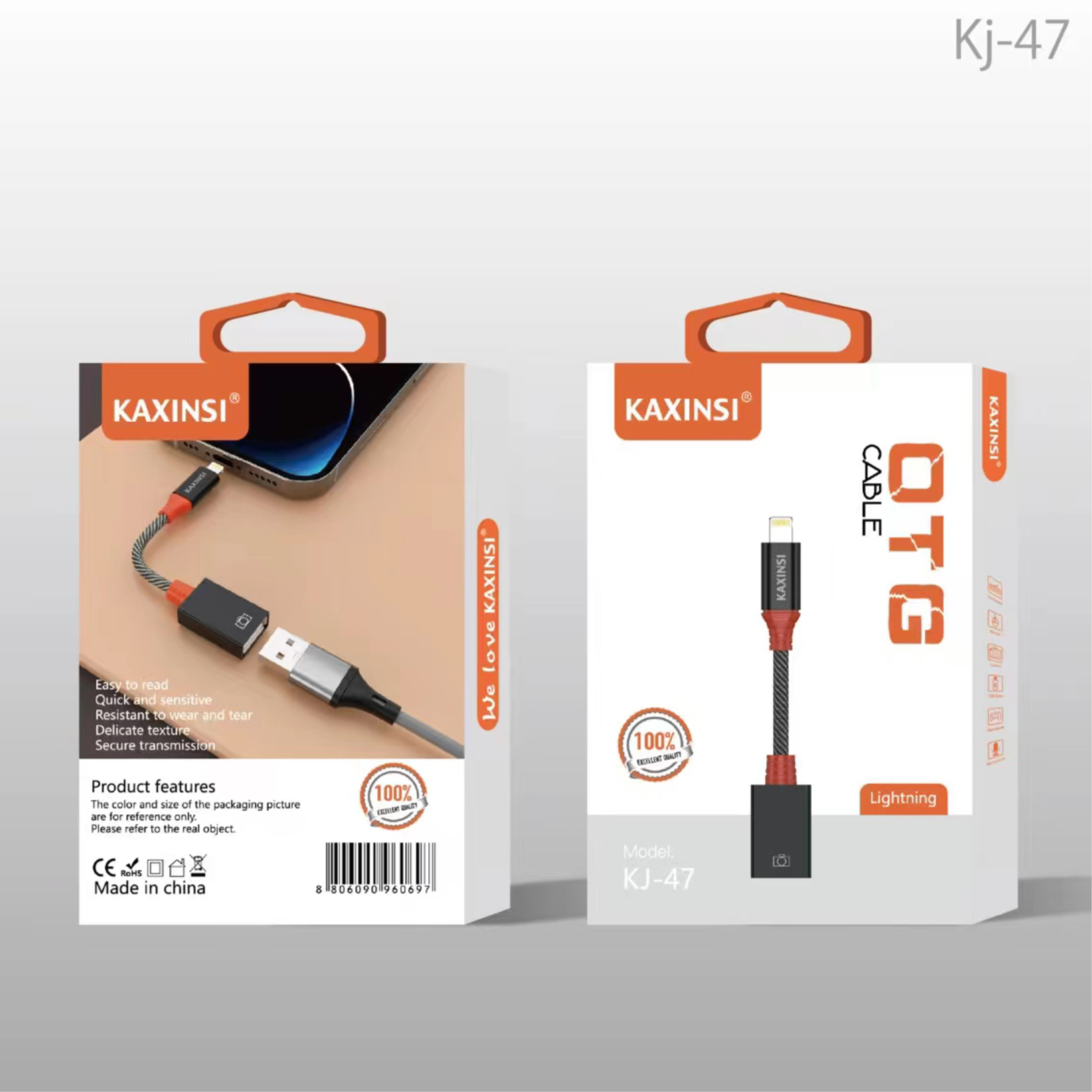 KAXINSI KJ-47 USB-C Docking Station Lighting