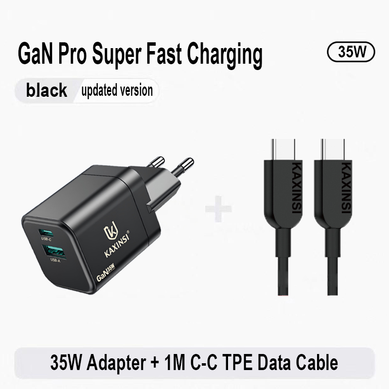 KAXINSI KC-332 EU 35W GaN fast charging with convertible charger and USB-A+C