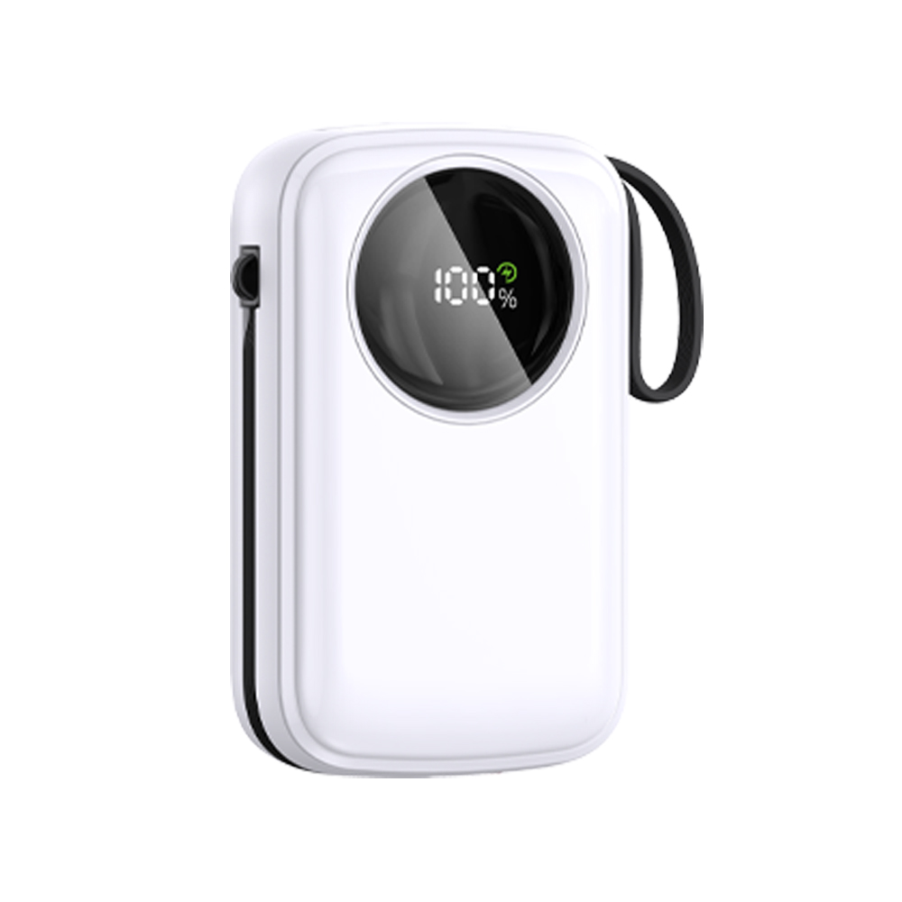 KAXINSI KP-356 10000mah 22.5W LED FastCharging Power Bank with lightning and T-C cable