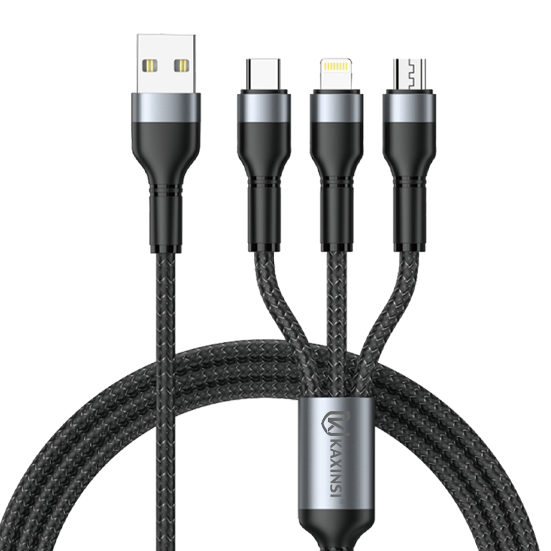 KAXINSI KU-68  3A 5 in 1 USB chargingcable with multifunctional travel data cable