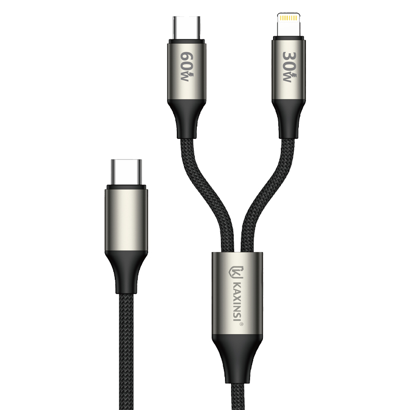 KAXINSI KU-127 Max 60W Super Fast 2 in 1Multi charging Data Cable