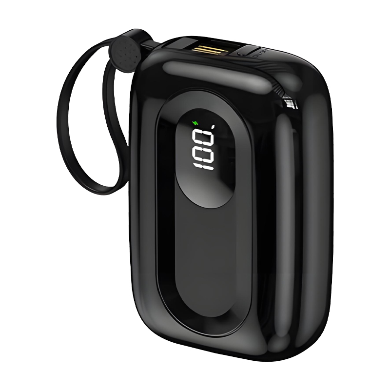 KAXINSI KP-355 10000mah 22.5W Fast Charging Power Bank lighting and T-C cable