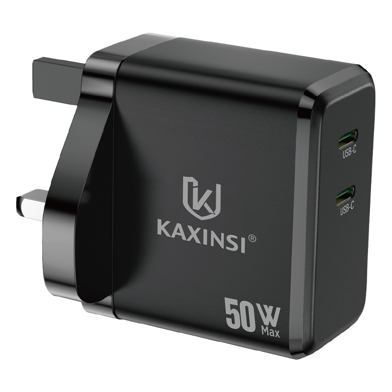 KAXINSI KC-329 UK 50W Super fastcharging with convertible charger and two USB-C