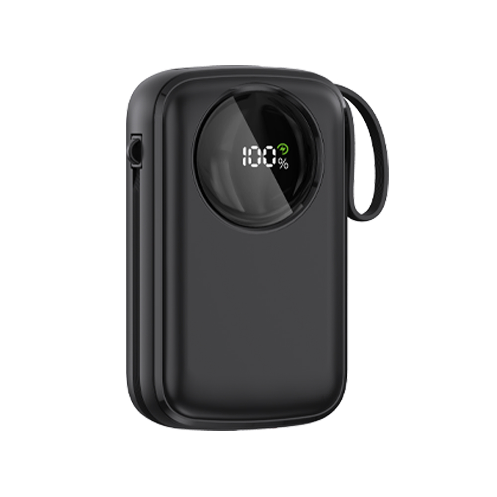 KAXINSI KP-356 10000mah 22.5W LED FastCharging Power Bank with lightning and T-C cable