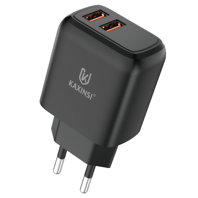 KAXINSI KC-222 EU 2.4A Convertible charger with adapter charging and two USB-A