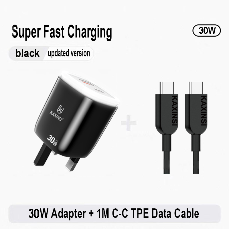 KAXINSI KC-346 UK 30W fast charging with convertible charger and USB-A+C