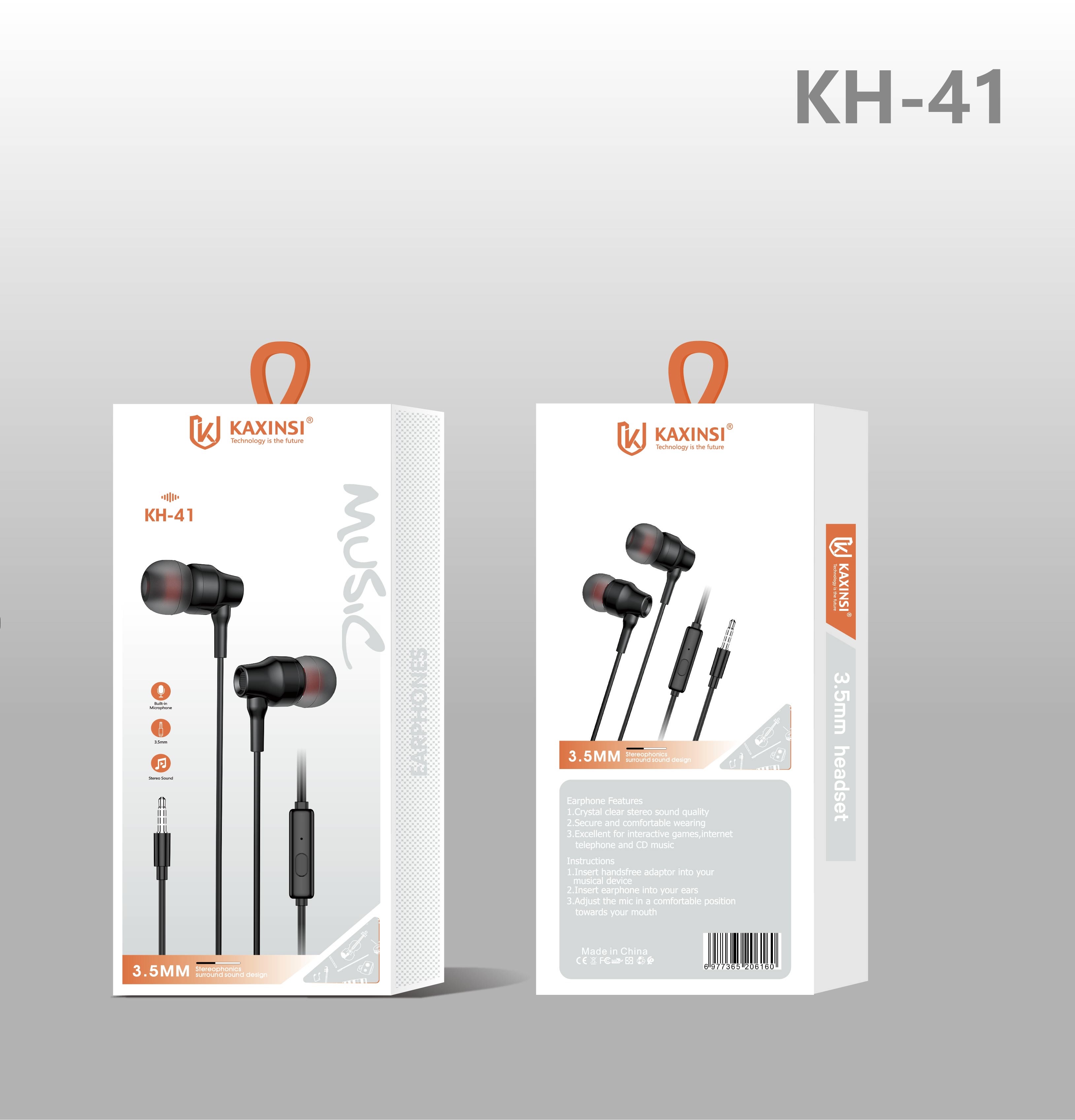 KAXINSI KH-41 Earpods with 3.5mmConnector