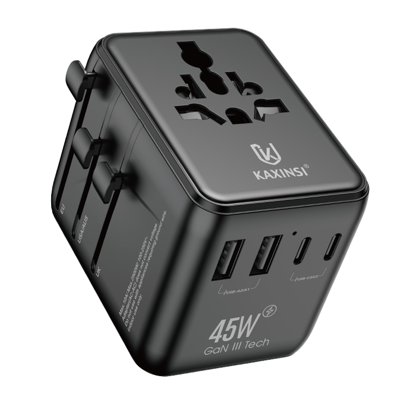 KAXINSI KC-358 45W GaN Fast Travel adapter charger with 2USB-C+2USB-A