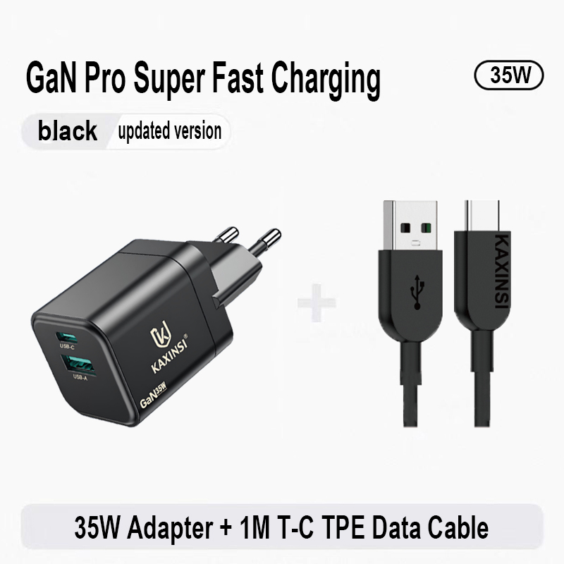 KAXINSI KC-332 EU 35W GaN fast charging with convertible charger and USB-A+C