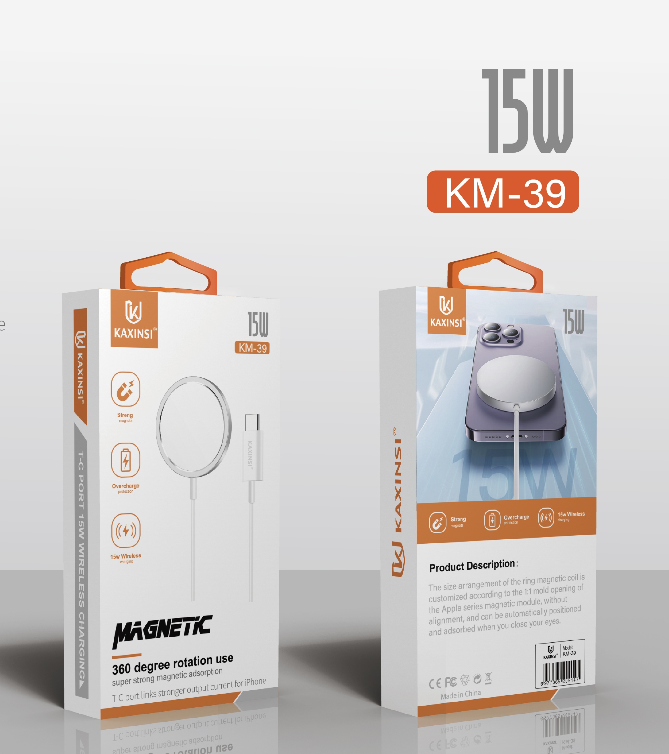 KAXINSI KM-39 Magnetic 360 degreerotation use super strong magnetic adsorption