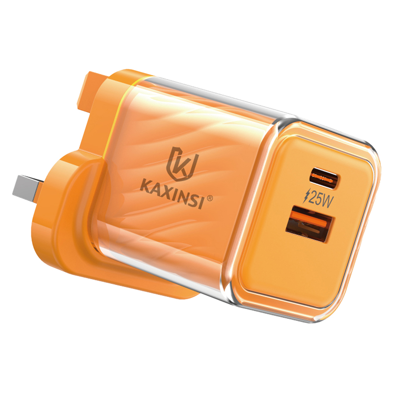 KAXINSI KC-366 UK 25W fast charger with USB-A+C