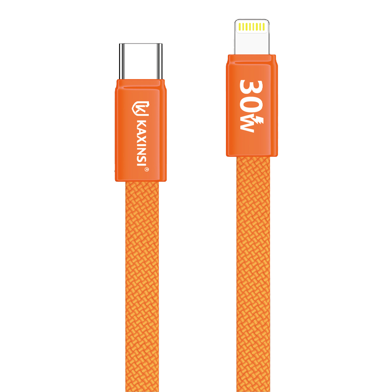 KAXINSI KU-125 30W fast Bio-NylonBraided cable with Type-C to Lightning Connector
