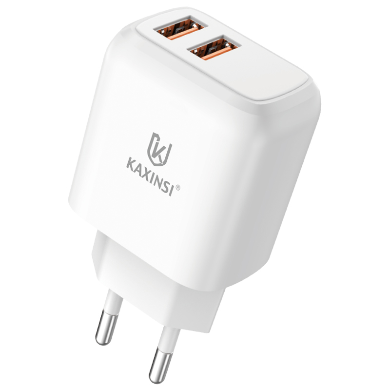 KAXINSI KC-221 EU 2.4A Convertible charger with adapter charging and two USB-A