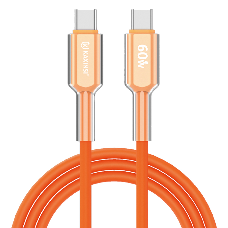 KAXINSI KU-121 60W 2M super fastSilicone cable with Type-C toType-C Connector