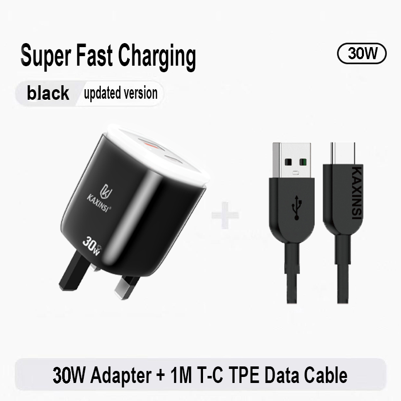 KAXINSI KC-346 UK 30W fast charging with convertible charger and USB-A+C