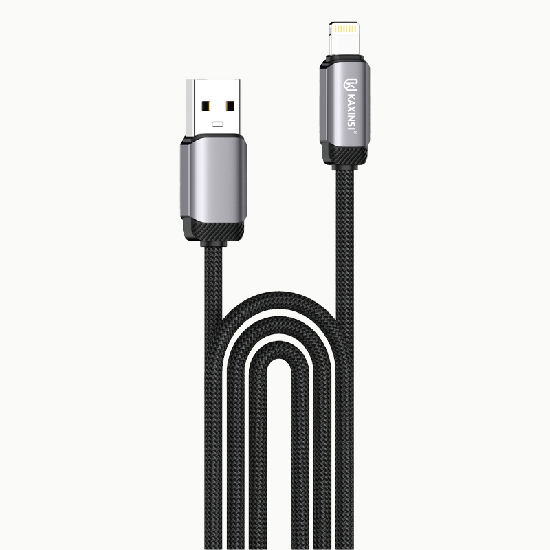 KAXINSI KU-133 3A output Max USB-A to Lighting Bio-Nylon cable