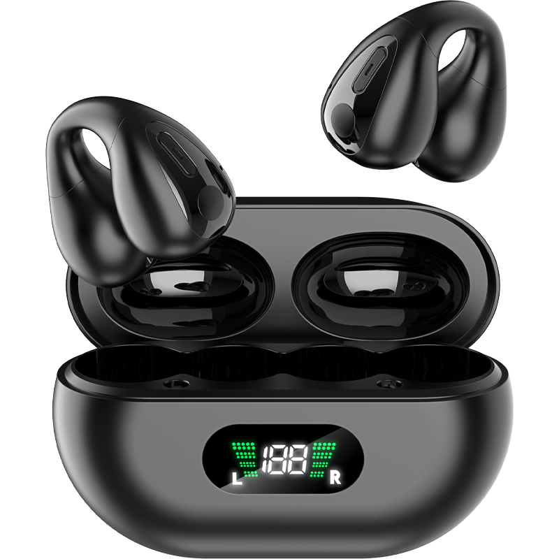 KAXINSI KH-338 V5.4 Clip-on wireless music earphone and LED scream